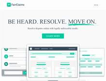 Tablet Screenshot of fairclaims.com